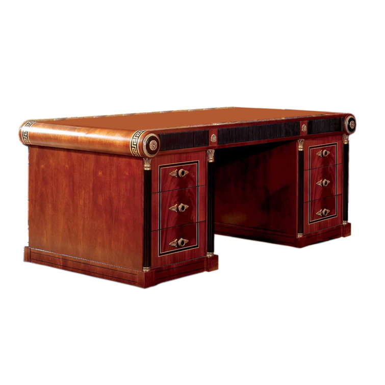 InfinityFurnitureImport Edelman Executive Writing Desk Wayfair